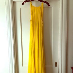 ASOS Dresses - ASOS High Neck Swing Maxi Dress - Yellow ASOS Dresses - ASOS High Neck Swing Maxi Dress - Yellow